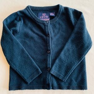 Izod Uniform School Sweater, Navy Blue, Size 5